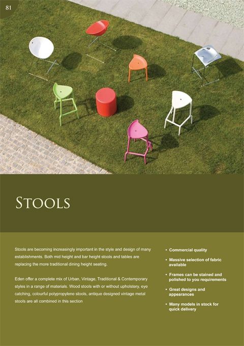 Indoor Stools Catalogue