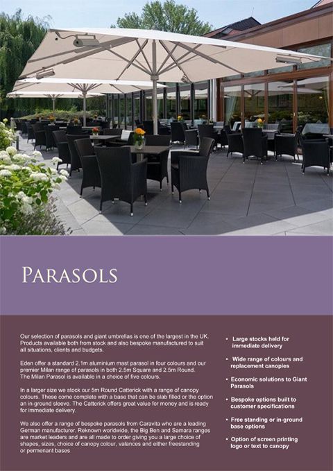 Parasols & Umbrellas Catalogue