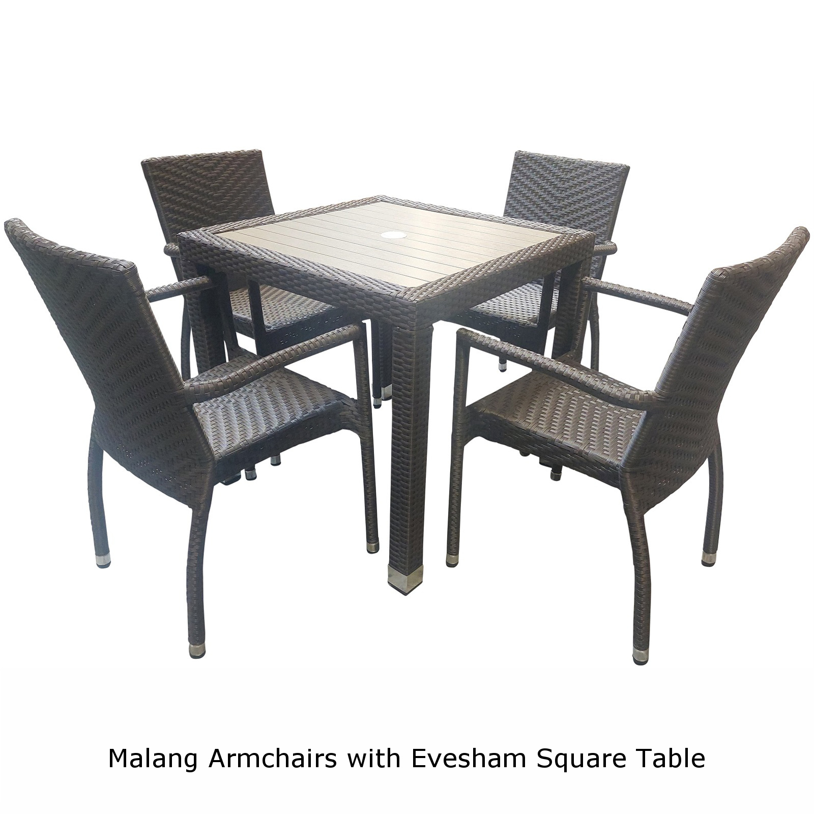 Evesham 80cm Square Table by Eden Furniture