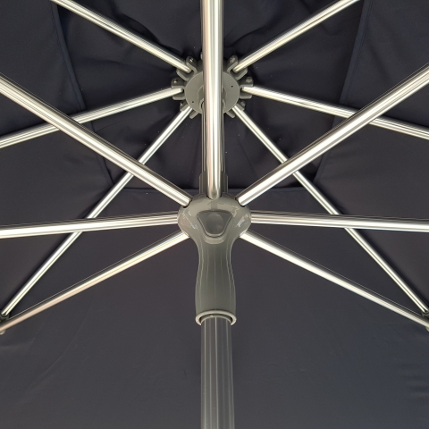 Milan 2.5m Square Parasol In Natural