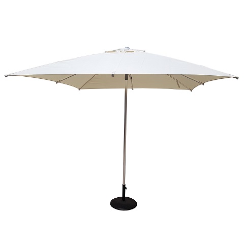 Milan 2.5m Square Parasol In Natural by Eden Commercial Furniture