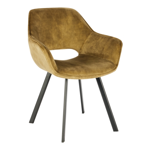 Della Armchair In Bottle Green Velvet by Eden Commercial Furniture