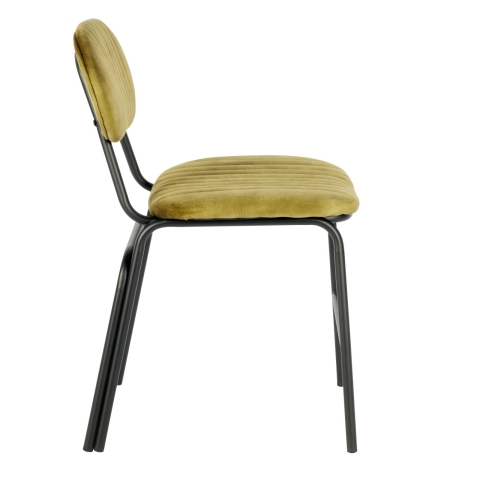 Amanda Chair In Olive Green Velvet