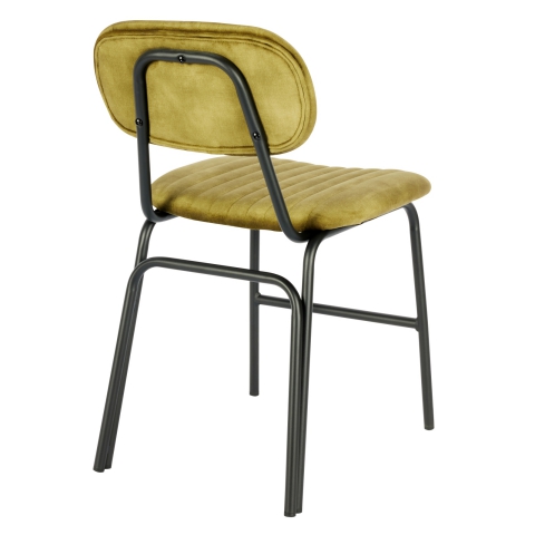Amanda Chair In Olive Green Velvet