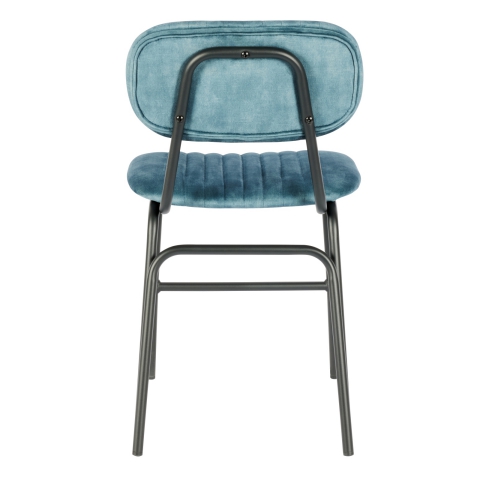 Amanda Chair In Teal Blue Velvet