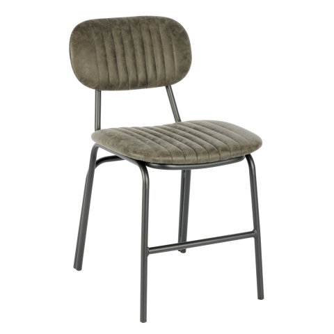 Amanda Chair In Grey Faux Leather from Eden Commercial Furniture