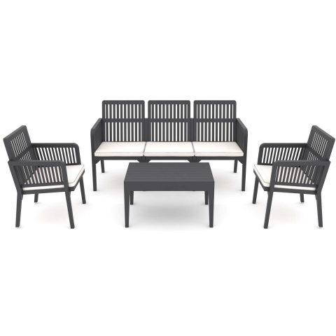 Birch Three Seat Lounge Set by Eden Commercial Furniture