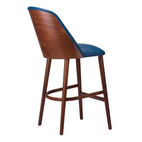 Pisa Stool With Veneered Back from Eden Commercial Furniture