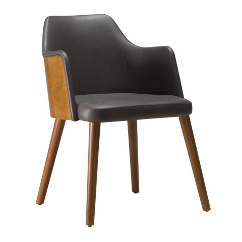 Palermo Armchair Veneered Back from Eden Commercial Furniture