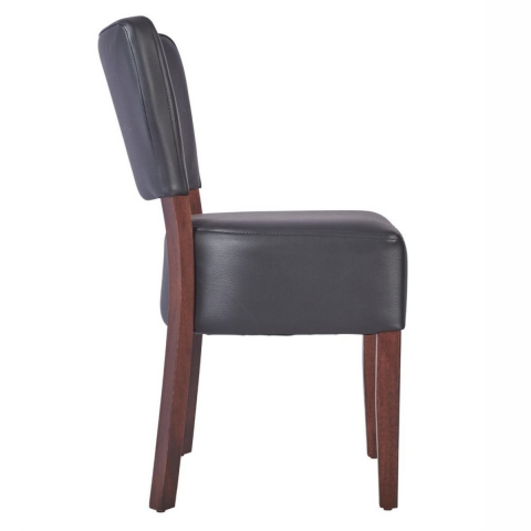 Reubens Chair in Walnut and Black