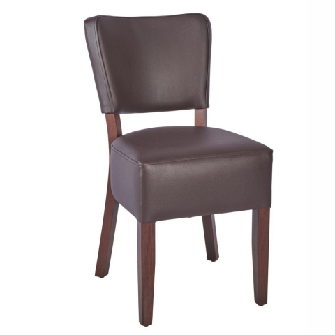 Reubens Chair in Walnut and Mocha from Eden Commercial Furniture