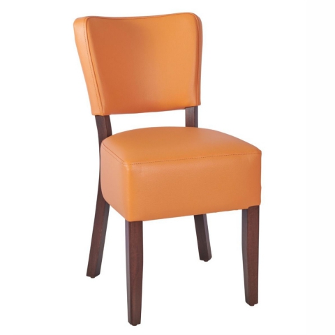 Reubens Chair in Walnut and Ochre Reubens Chair in Walnut and Ochre by Eden Commercial Furniture