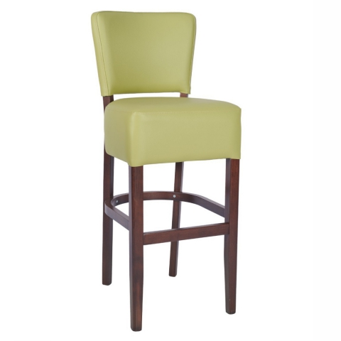 Reubens Stool in Walnut and Lime Reubens Stool in Walnut and Lime by Eden Commercial Furniture
