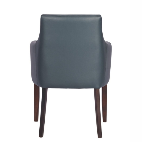 Arbroath Armchair In Walnut and Grey