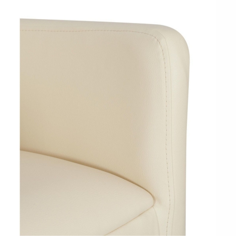 Arbroath Armchair In Walnut and Ivory
