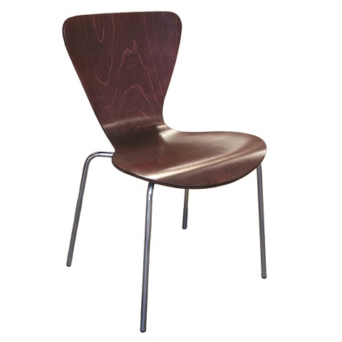 Santa Maria Chair In Walnut by Eden Commercial Furniture